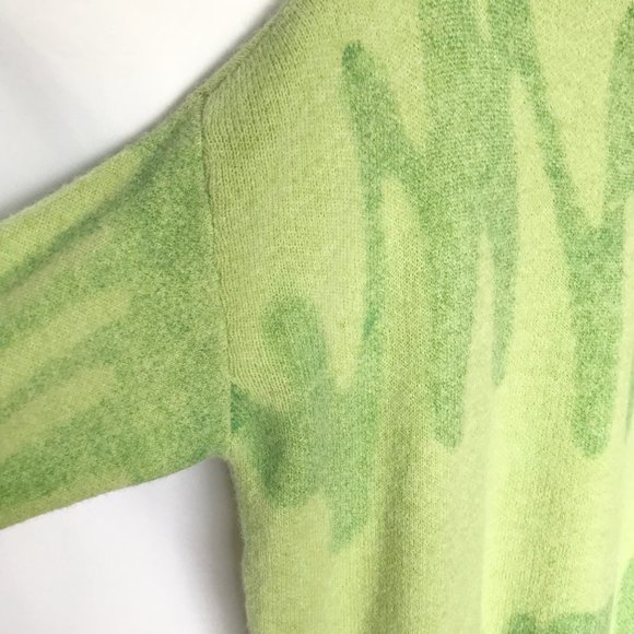 Rumours Green Drip Graphic Sweater - Picture 3 of 5